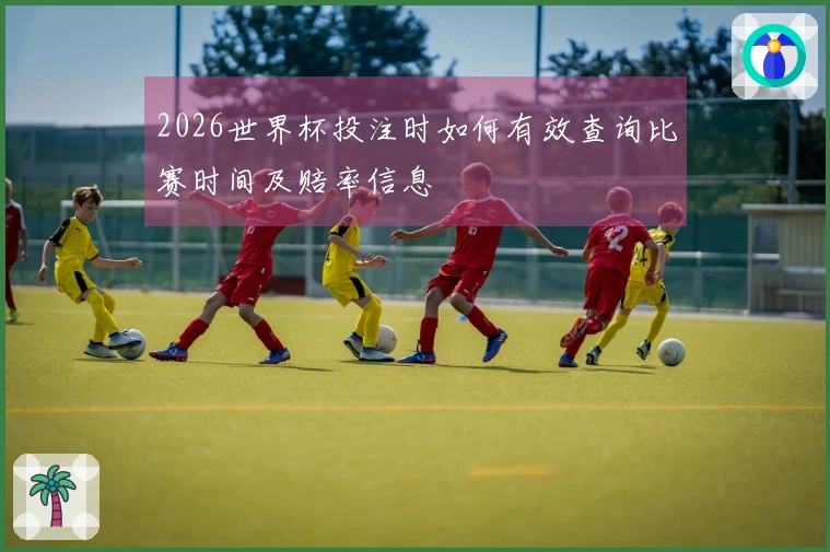 2026世界杯投注时如何有效查询比赛时间及赔率信息
