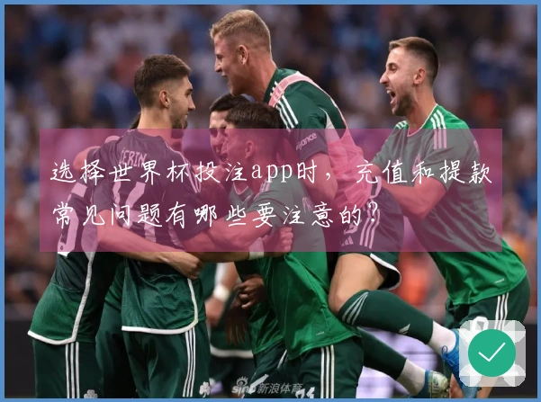 选择世界杯投注app时，充值和提款常见问题有哪些要注意的？
