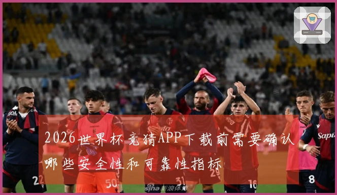 2026世界杯竞猜APP下载前需要确认哪些安全性和可靠性指标